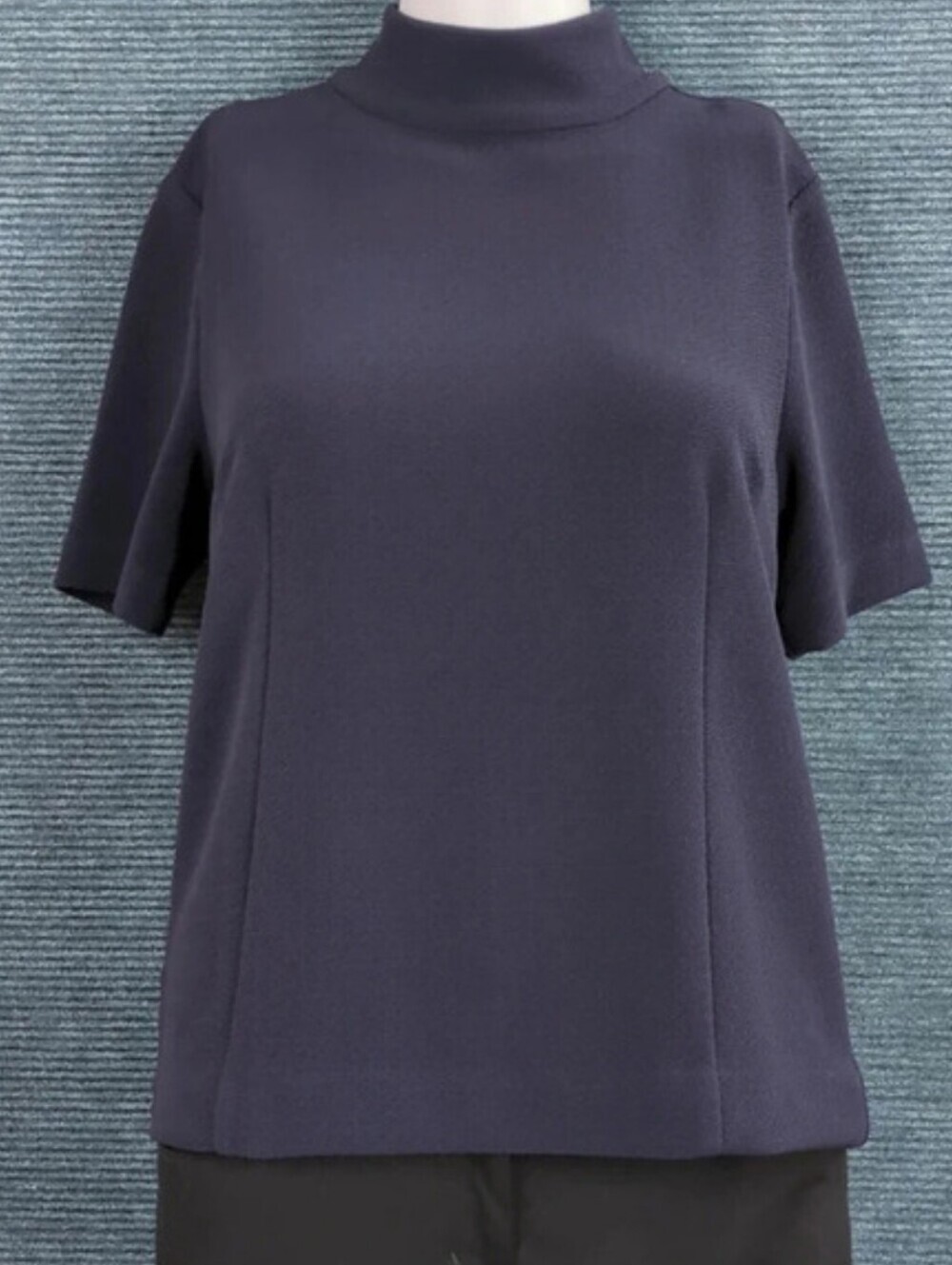 Ann Taylor Mock Neck Polyester Knit Top